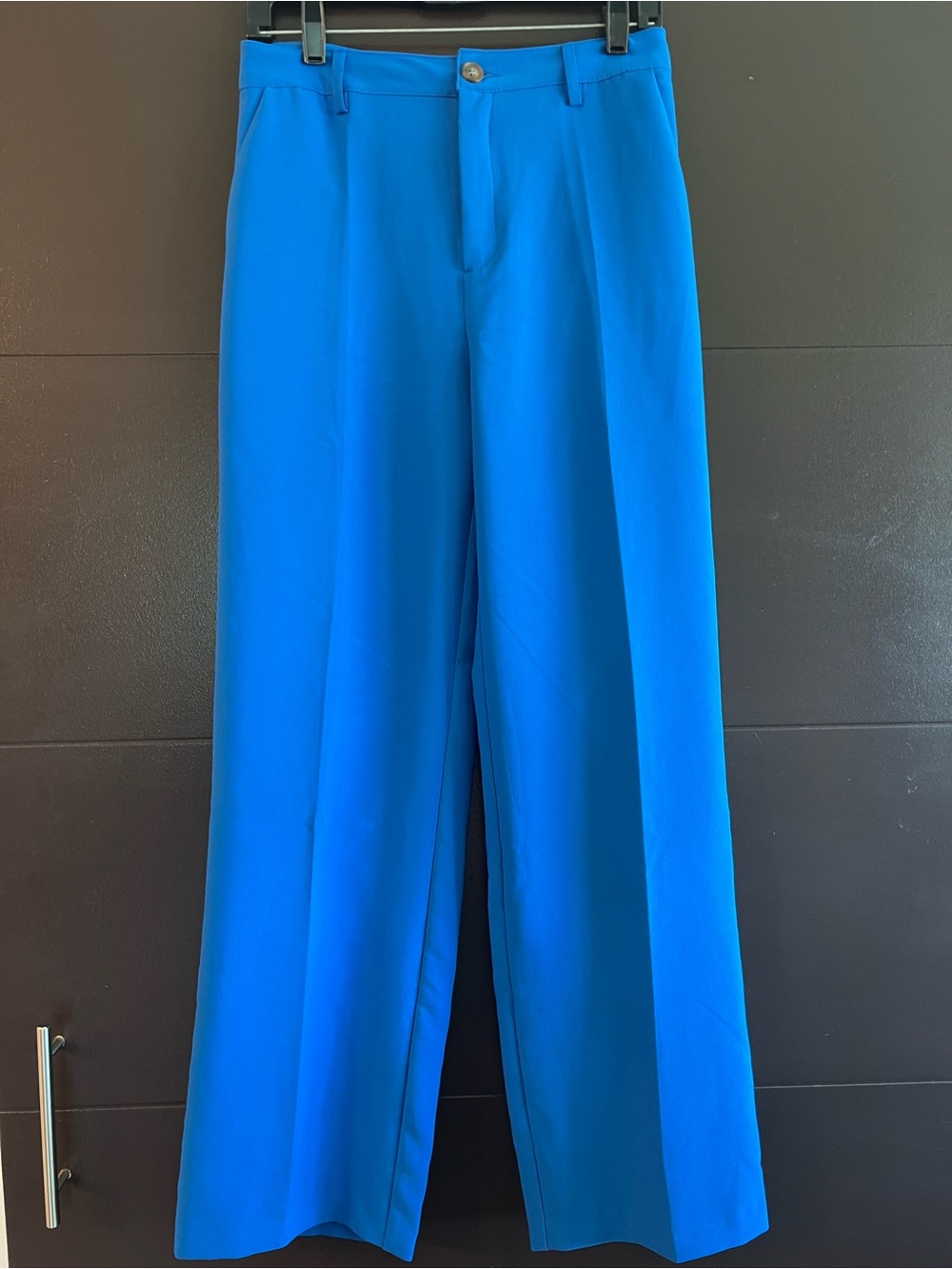 Love Tree Women's Wide-Leg Trousers in Bright Blue